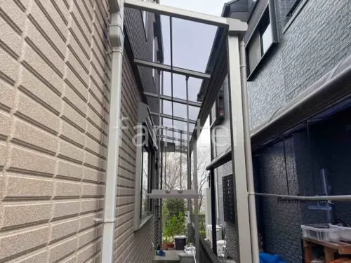 １階テラス屋根 連棟 （雨除け） LIXIL スピーネF フラット屋根 スタンダード 壁付