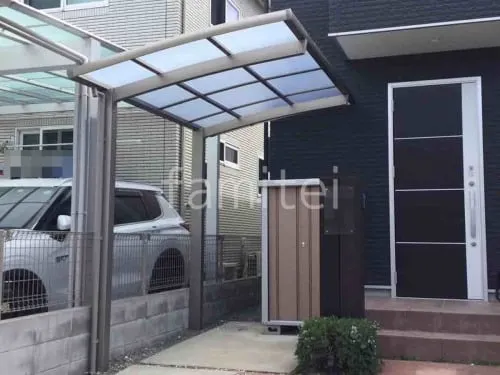 サイクルポート 自転車バイク屋根 LIXIL ネスカR ミニ アール屋根