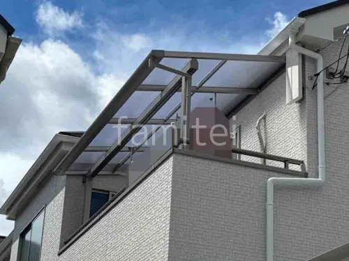 ２階ベランダ屋根  YKKAP ソラリアF フラット屋根 スタンダード 壁付