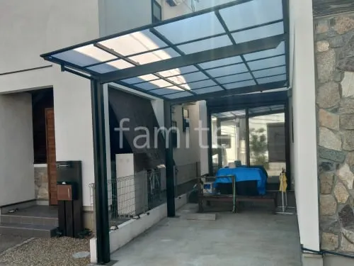 カーポート１台 （単棟） LIXIL ネスカＦ フラット屋根