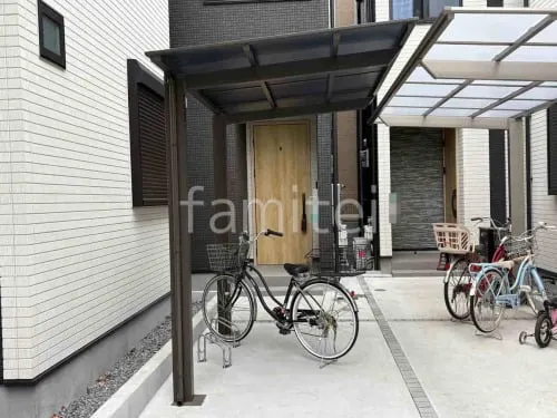 サイクルポート 自転車バイク屋根 LIXIL ネスカF ミニ フラット屋根