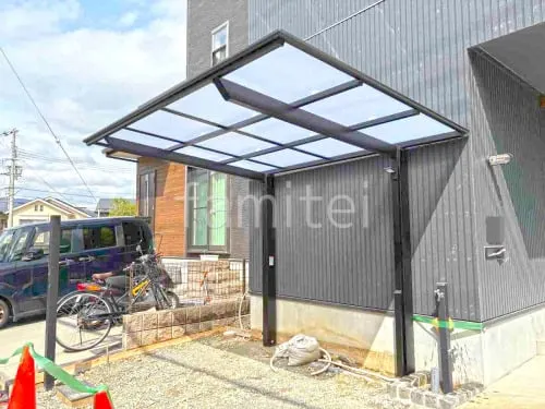 サイクルポート 自転車バイク屋根 LIXIL ネスカF ミニ フラット屋根