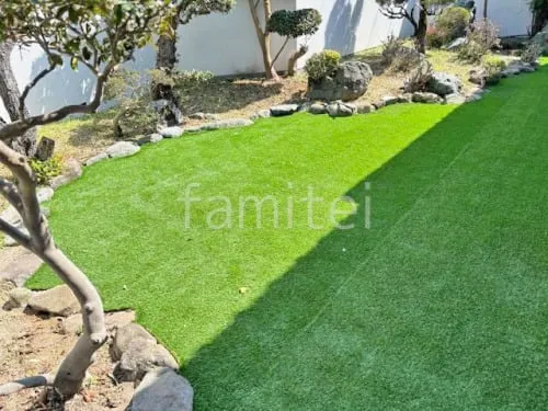 人工芝 防草シート加工 マツモト 人工芝 30mm 