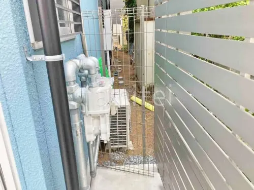 スチールメッシュ フェンス YKKAP イーネット A1F型 スチール柱 境界・メッシュ