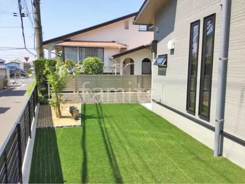 人工芝 防草シート加工 マツモト 人工芝 30mm 