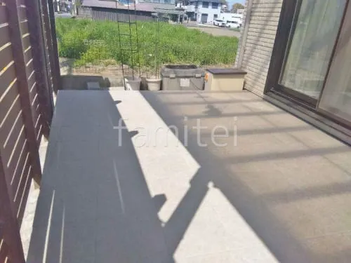 タイルデッキ 壁2面  LIXIL グレイスランド ベーシック