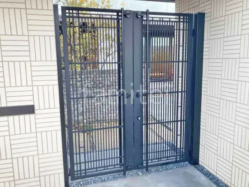 玄関門扉 三協アルミ ジオグランデ 両開き