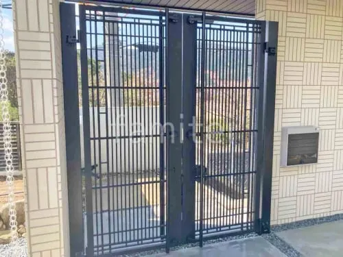 玄関門扉 三協アルミ ジオグランデ 両開き