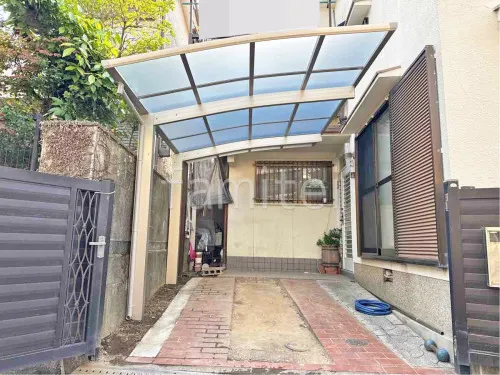 カーポート１台 （単棟） YKKAP アリュース アール屋根