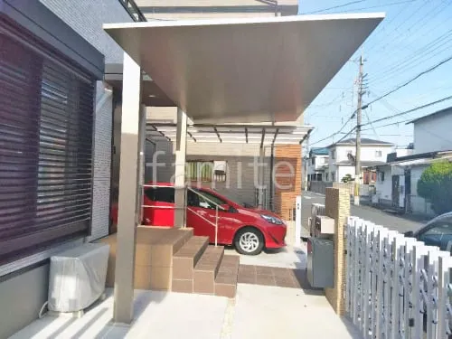 カーポート１台 （単棟） LIXIL カーポートSC フラット屋根 吊り下げ屋根