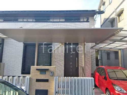 柱色 シャイングレーF 屋根色 シャイングレーF