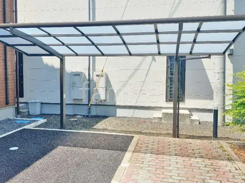 サイクルポート 自転車バイク屋根 LIXIL ネスカR ミニ アール屋根