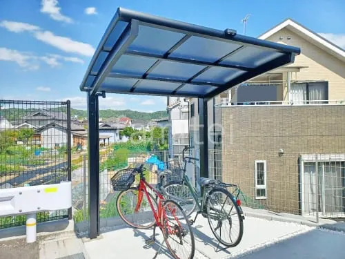 サイクルポート 自転車バイク屋根 LIXIL ネスカR ミニ アール屋根