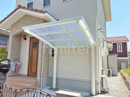 サイクルポート 自転車バイク屋根 LIXIL ネスカR ミニ アール屋根