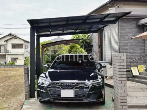 カーポート１台 （単棟） LIXIL ネスカＦ フラット屋根