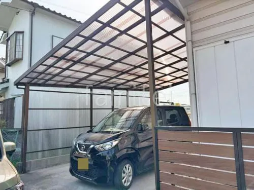 既存テラス屋根 波板張り替え