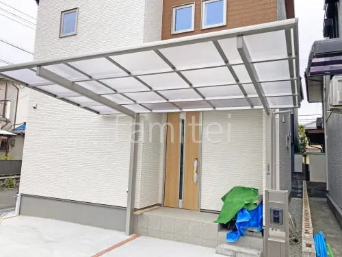 カーポート１台 （単棟） YKKAP エフルージュ FIRST フラット屋根