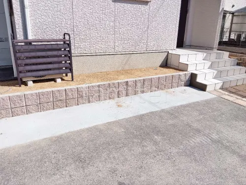 土留め化粧ブロック ユニソン シャモティ