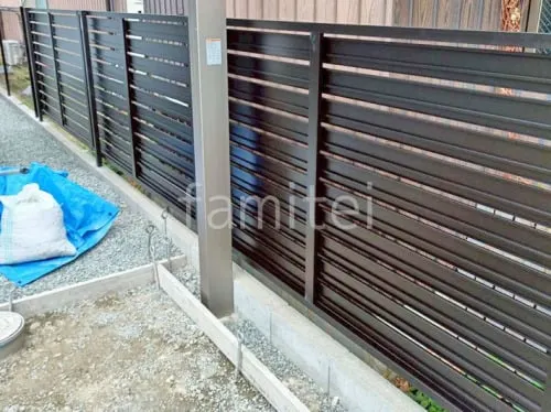 アルミ形材 フェンス YKKAP シンプレオYS3型 横スリット 目隠し