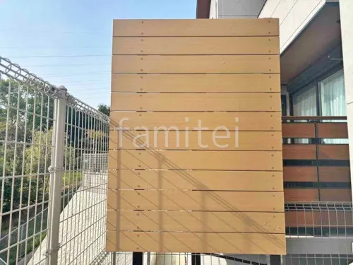 人工木・樹脂 フェンス（木調） F＆F ニコボード 高尺タイプ 目隠し 木調・ラティス 樹脂