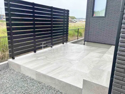 人工木・樹脂 フェンス（木調） F＆F マイティウッド デコll 高尺タイプ 目隠し 木調・ラティス 樹脂