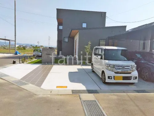 新築シンプル オープン外構