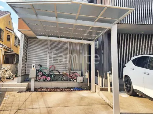 カーポート１台 （単棟） LIXIL ネスカF 変形地対応 フラット屋根