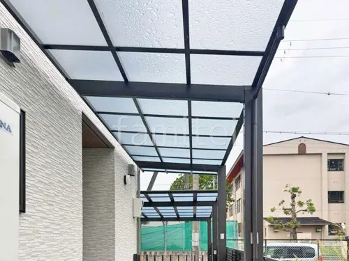 カーポート１台 （単棟） LIXIL ネスカＦ フラット屋根