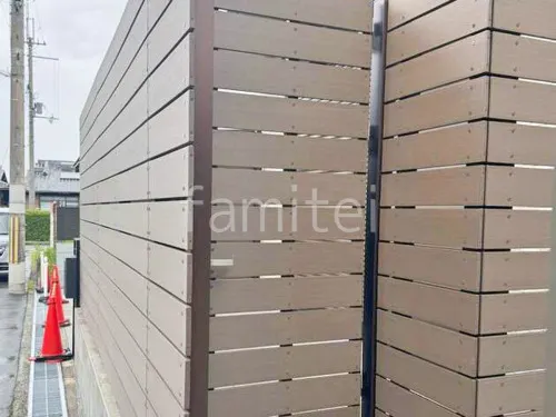 勝手口門扉 F&F ニコボード門扉(内開き) 片開き