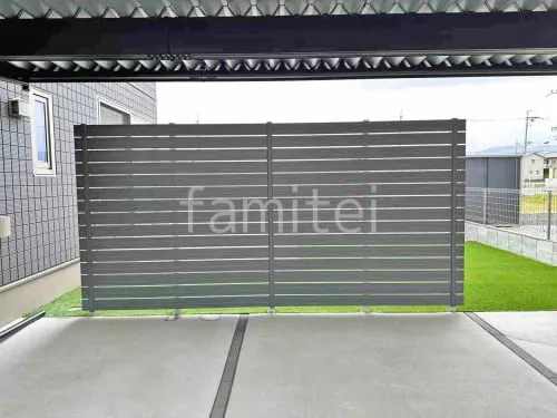 人工木・樹脂 フェンス（木調） F＆F マイティウッド デコll 高尺タイプ 目隠し 木調・ラティス 樹脂