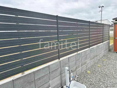 人工木・樹脂 フェンス（木調） F＆F マイティウッド デコll 目隠し 木調・ラティス 樹脂