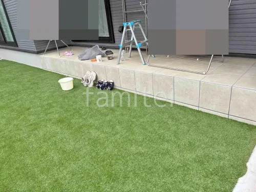 タイルデッキ 壁3面  LIXIL パセオ ベーシック テラコッタ風