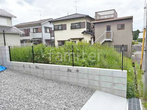 スチールメッシュ フェンス YKKAP イーネット3F型 スチール柱 境界・メッシュ