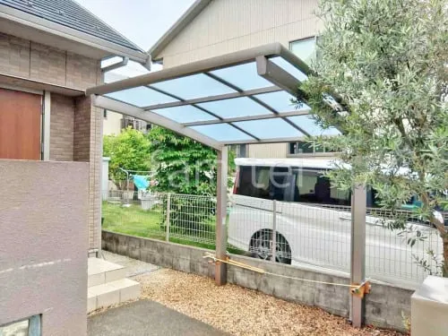 サイクルポート 自転車バイク屋根 LIXIL ネスカR ミニ アール屋根