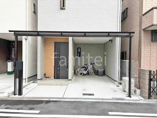 １階テラス屋根 （雨除け） YKKAP ソラリアF フラット屋根 スタンダード 壁付