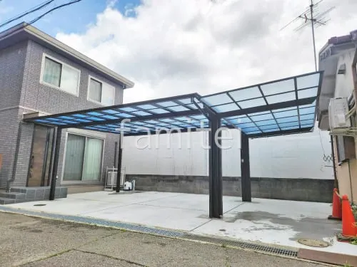 カーポート１台 （単棟） LIXIL ネスカＦ フラット屋根