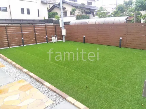 人工芝 防草シート加工 マツモト 人工芝 30mm 