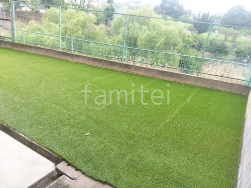 人工芝 防草シート加工 マツモト 人工芝 30mm 