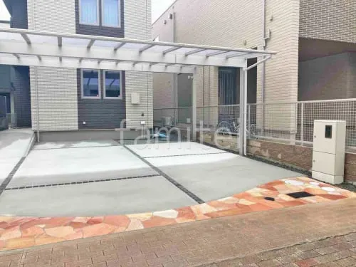 床石貼り 乱形石 石英岩