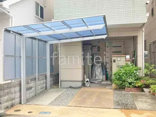 カーポート１台 （単棟） LIXIL ネスカＦ フラット屋根