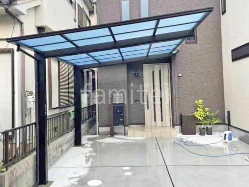 カーポート１台 （単棟） YKKAP エフルージュ FIRST フラット屋根