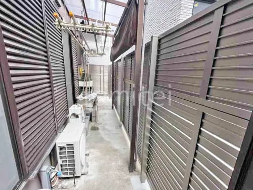 目隠しフェンス塀 LIXIL AB YS3型 YM2型 2段柱