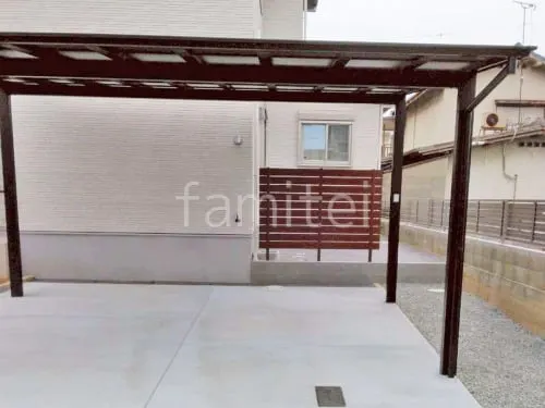 カーポート２台(ワイド) ツイン LIXIL ネスカＦ フラット屋根