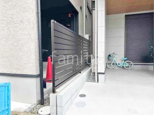 アルミ形材 フェンス YKKAP シンプレオYS3型 横スリット 目隠し