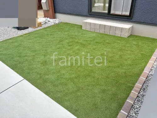 人工芝 防草シート加工 ヨシミツ毛織 リアル人工芝 35mm 