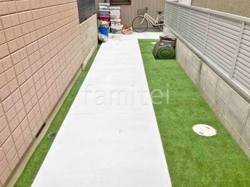 人工芝 防草シート加工 ヨシミツ毛織 リアル人工芝 35mm 