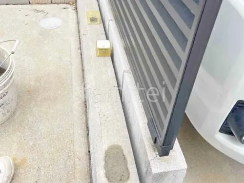 既存フェンス撤去