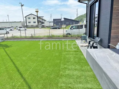 人工芝 防草シート加工 ヨシミツ毛織 リアル人工芝 35mm 