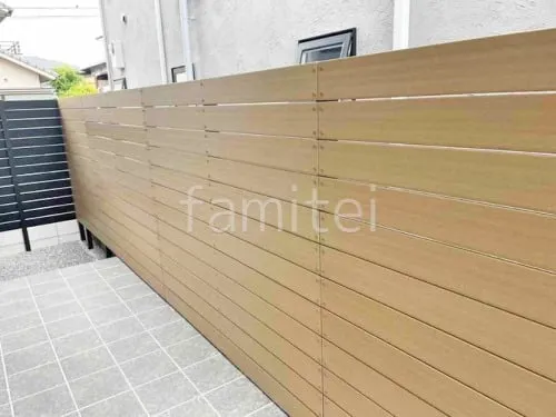 人工木・樹脂 フェンス（木調） F＆F ニコボード 高尺タイプ 目隠し 木調・ラティス 樹脂