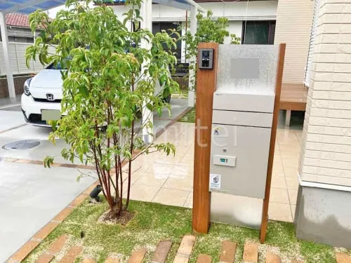 機能門柱 YKKAP ルシアスポストユニットPB01型 シンボルツリー